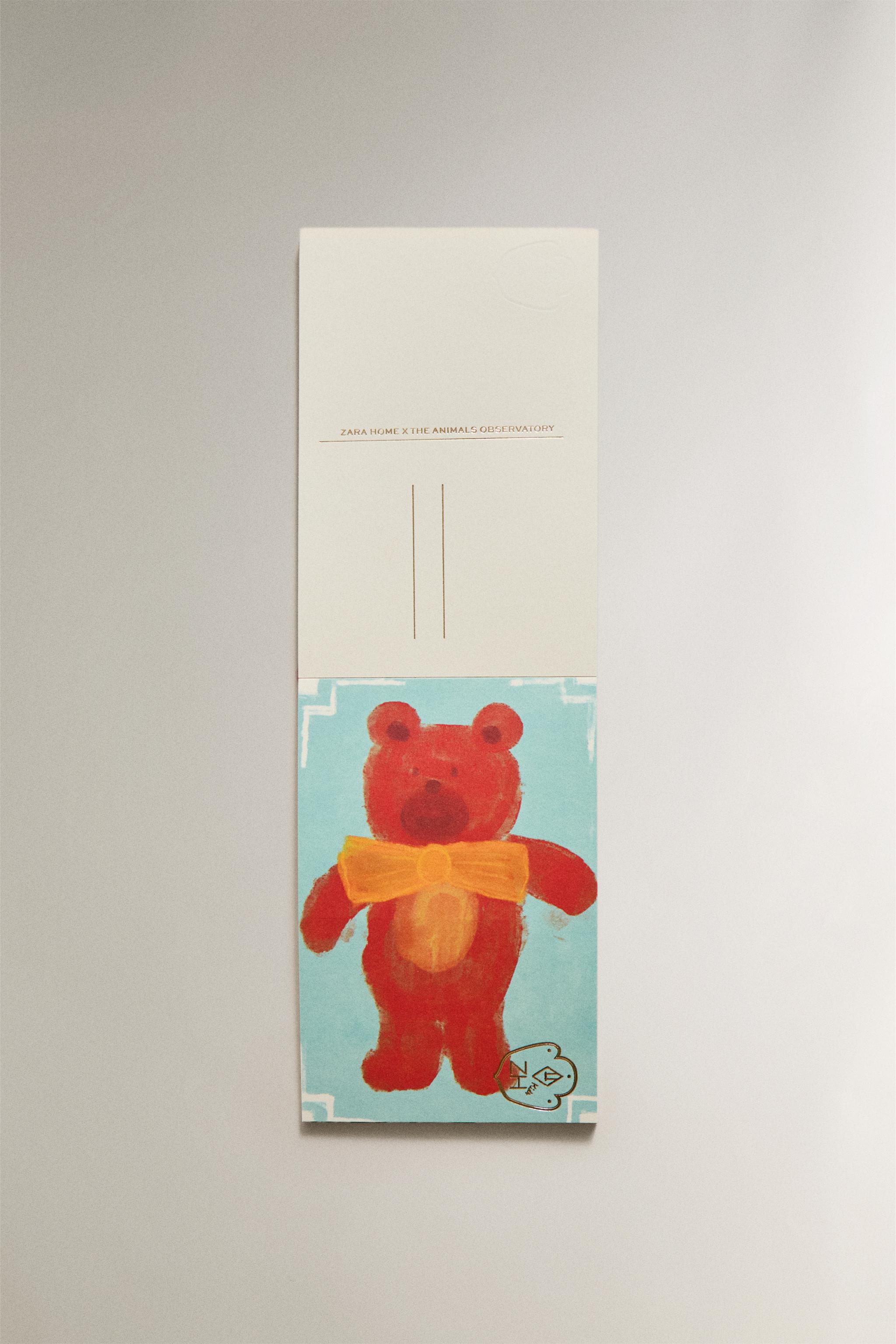 LIMONCELLA X THE ANIMALS OBSERVATORY POSTCARD NOTEBOOK
